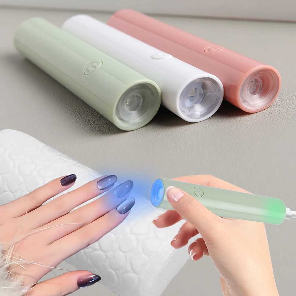 Mini Handheld Nail Lamp Gel Nail Polish Curing Lamp Portable USB Nail Dryer For Home and Travel Use Manicure Tool J251115