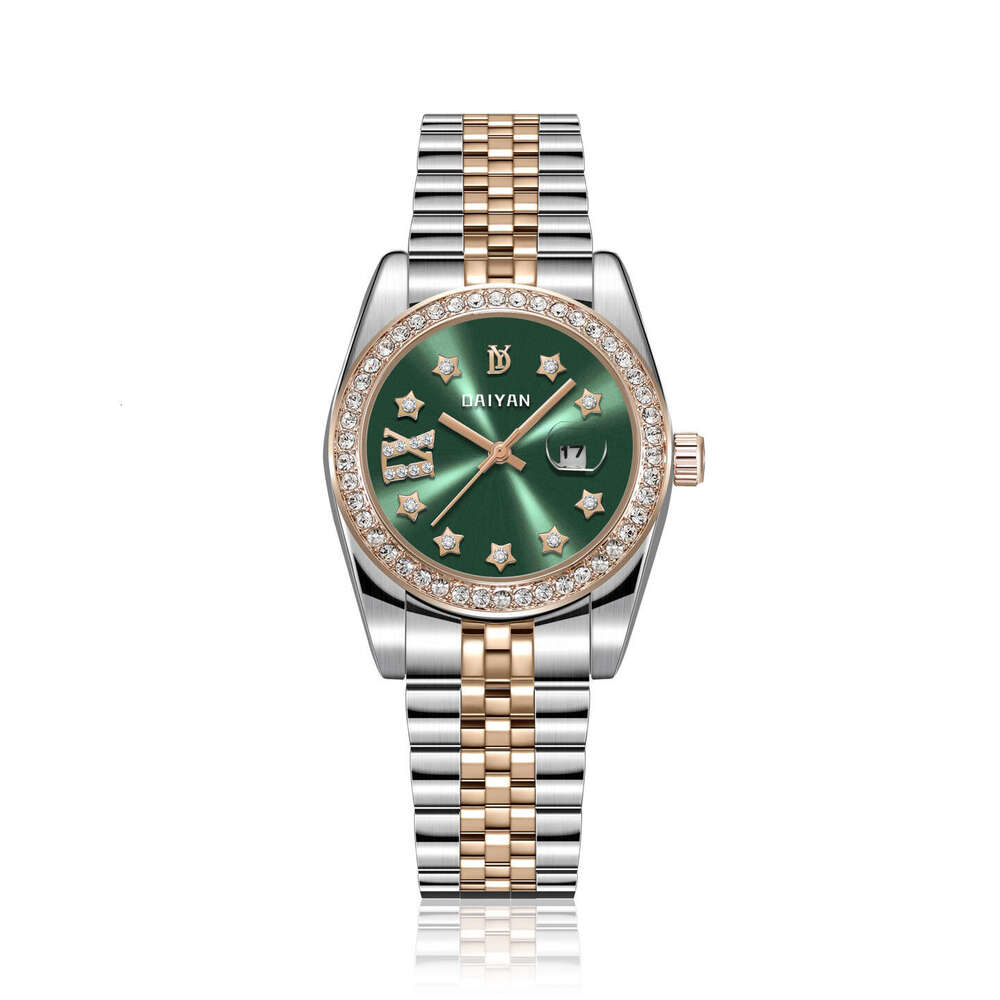 Elegant Temperament Light Luxury Classic Versatile Multifunctional Movement Steel Strap Women's Quartz Watch