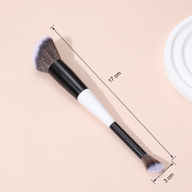 Bestselling Dual-Ended Makeup Brushes Foundation Brush, Blush Brush, Contour Brush, Setting Powder Brush, Eye Brush Beauty Tools