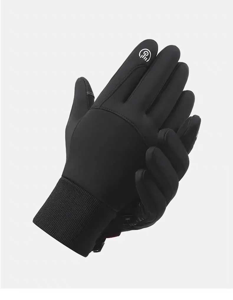 Autumn Winter Men Women Gloves Touch Screen Waterproof Windproof Gloves Outdoor Sports Warm Thermal Fleece Running Ski Gloves J251029