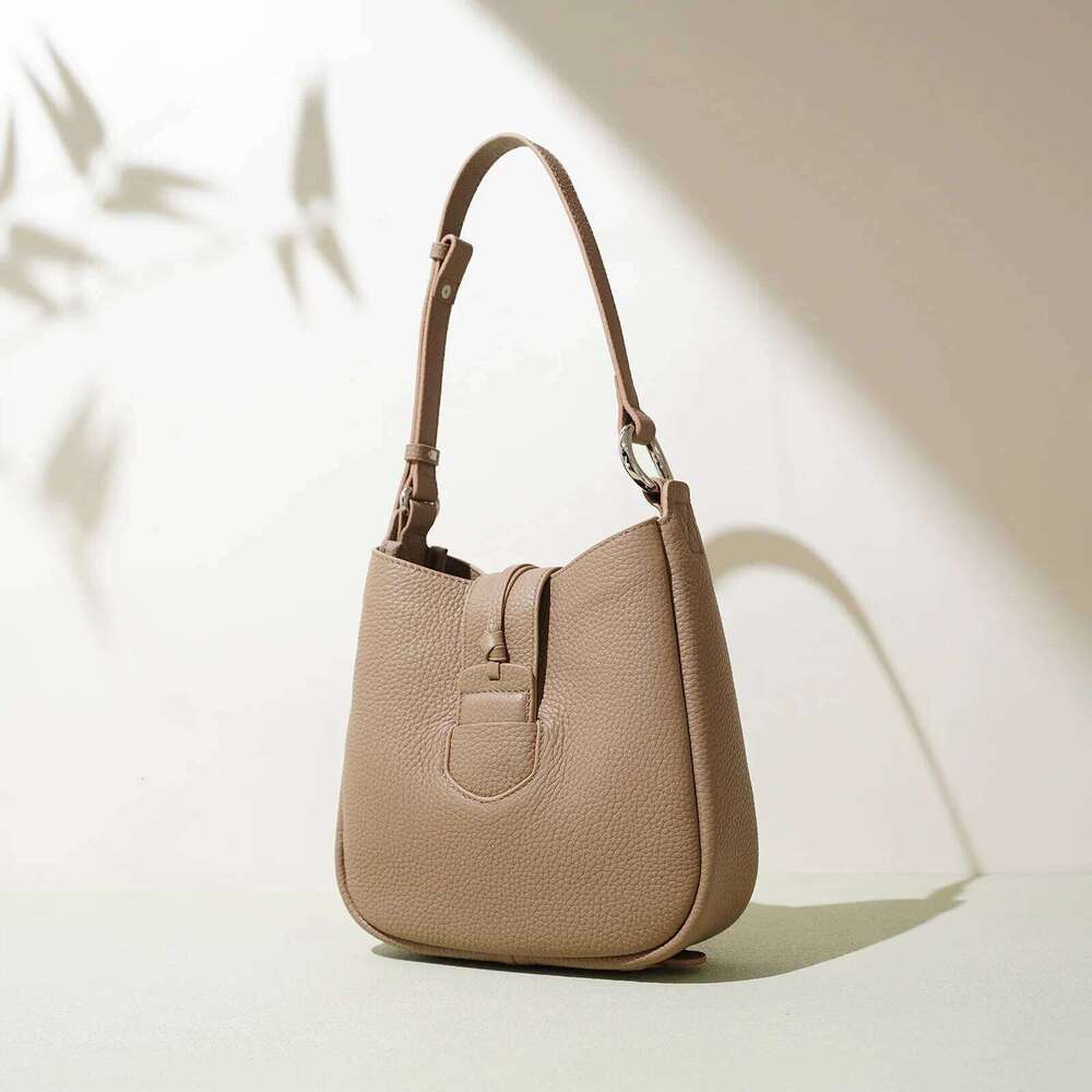 Genuine Leather Underarm New Soft Top Layer Cowhide Women's Handbag Free Initials Fashion One-Shoulder Crossbody Bag Suotong1029