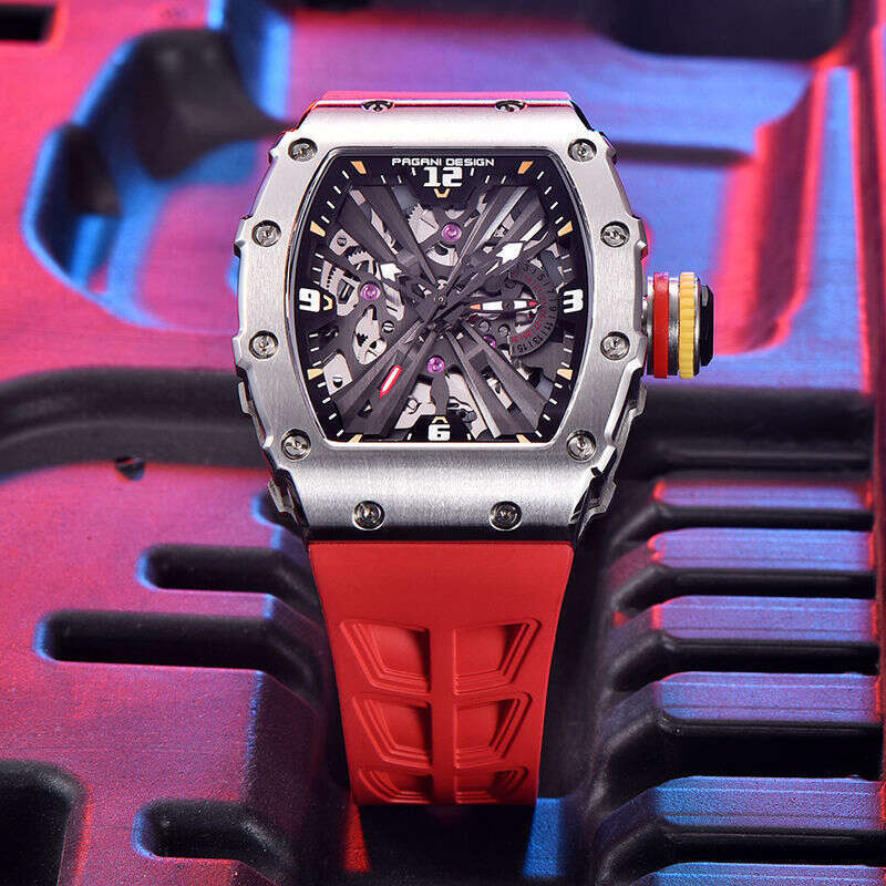 PAGANI DESIGN Barrel-Shaped Large Dial Stainless Steel High-Value Men's Quartz Watch PD-1738