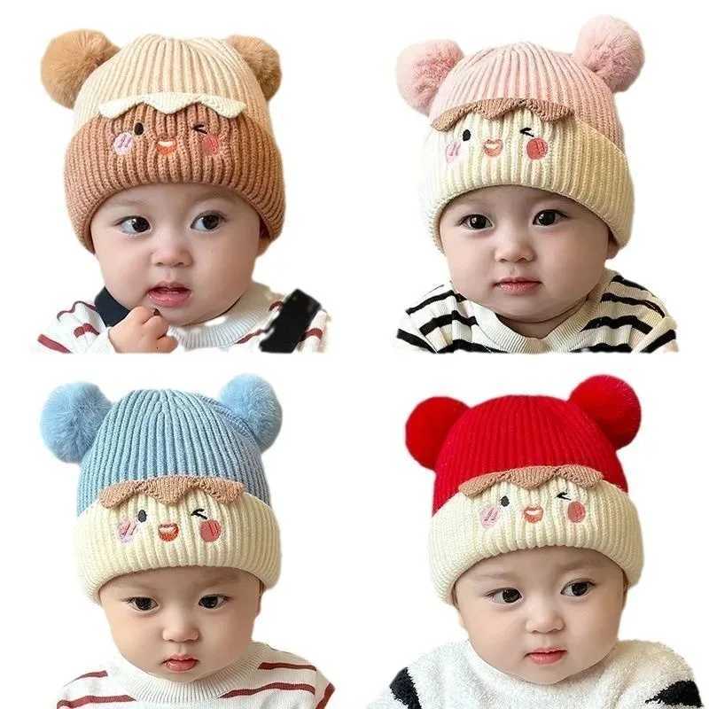 Baby Winter Hat Cute Cartoon Bear Ears Knit Beanie Thick Ear Protection for Boys Girls1036Months Perfect for Outdoor Activities251028