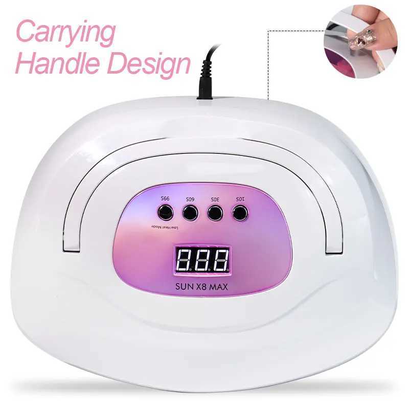 Nail Polish UVLED Lamp 4 Timer Modes LCD Display with 57 LEDS Nails Fordrying Dryer Manicure Salon Tools for Acrylic Gel Art J251115