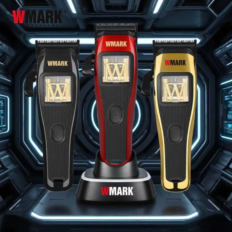 WMARK Trimmer Professional Hair Cutting Machine Cordless Hair Clippers 10000 RPM Barber Clipper Electric Trimmer for Men NGX1 M251029