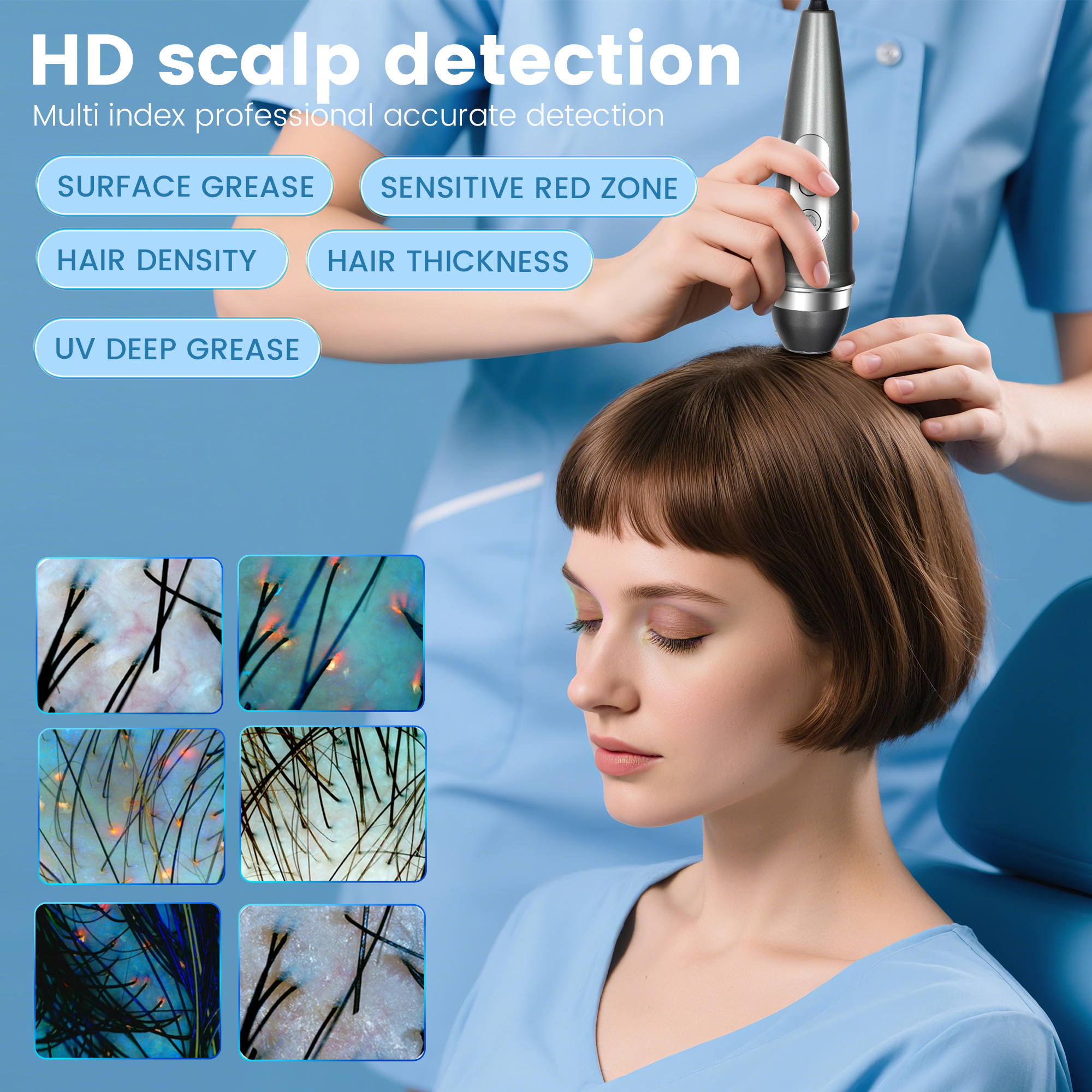 X5 Facial Analysis 3D Magic AI Facial Testing Acne Scanner Skin Detector Skin Analyzer Facial Tester Equipment