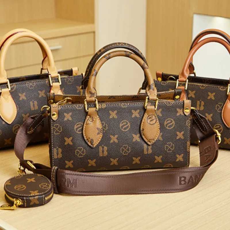 BANIS CHARM Womens Handbag 2023 New Handbag High Grade Designer Vintage Style Wide designer Shoulder Strap Crossbody Bag W251029