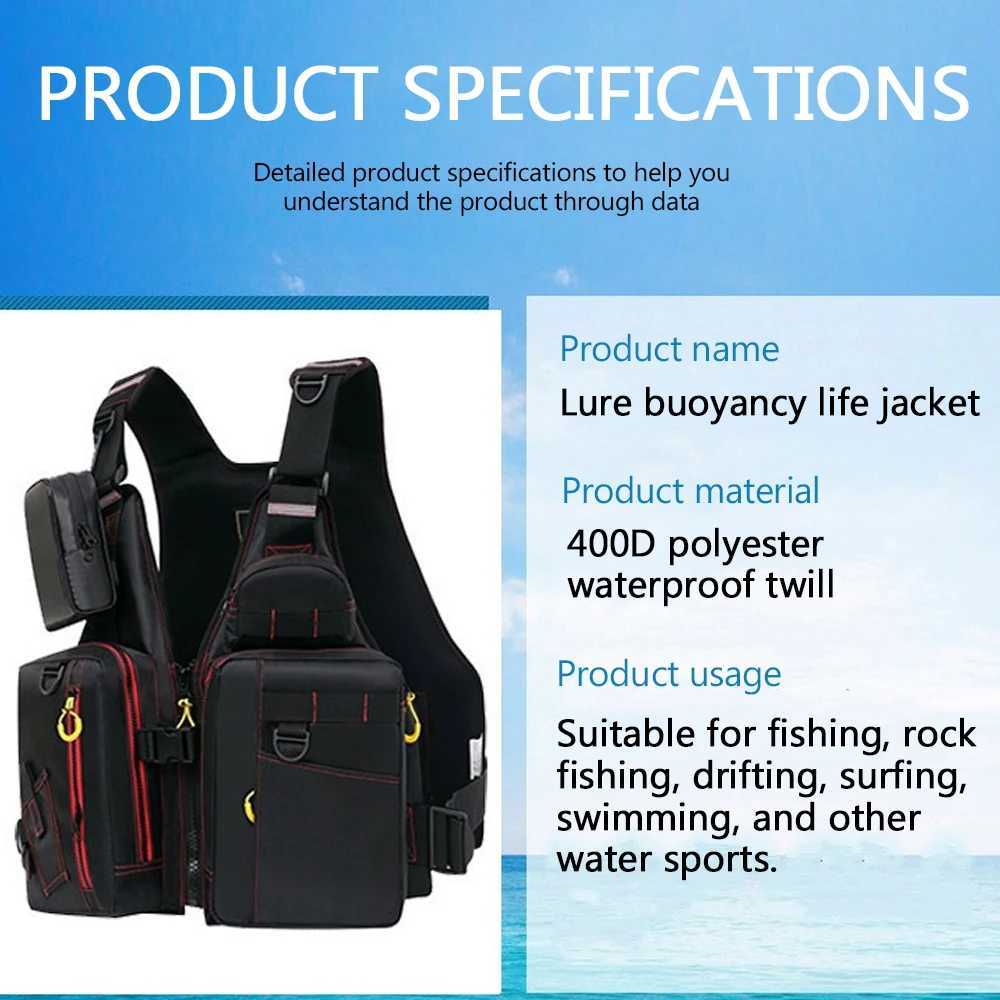 MultiFunctional Life Jacket Vest For Outdoor Fishing A MustHave For Safety Multiple Pockets For Storage Buoyant Material W251029