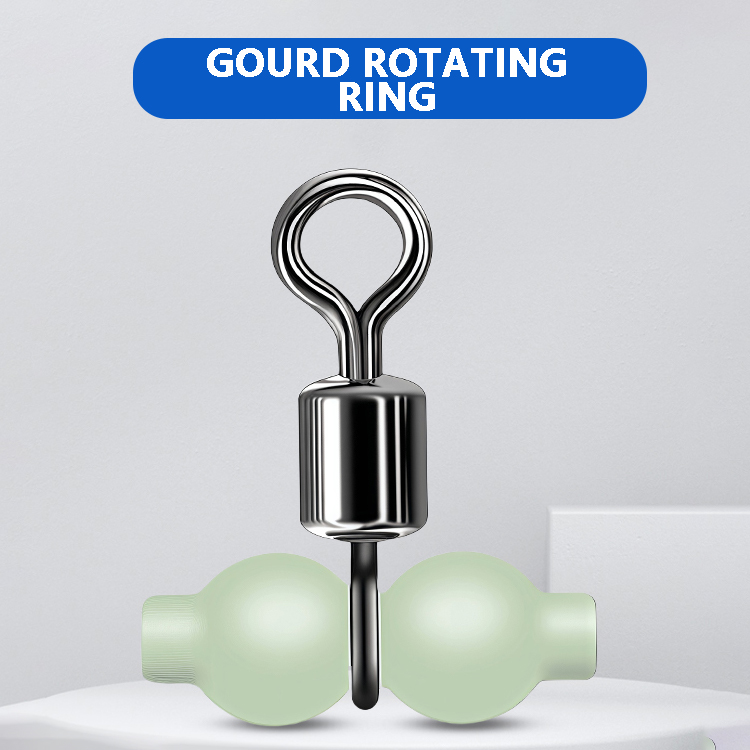 Spot luminous gourd swivel connector manufacturer wholesale outdoor fishing accessories, fishing gear supplies, gourd scales