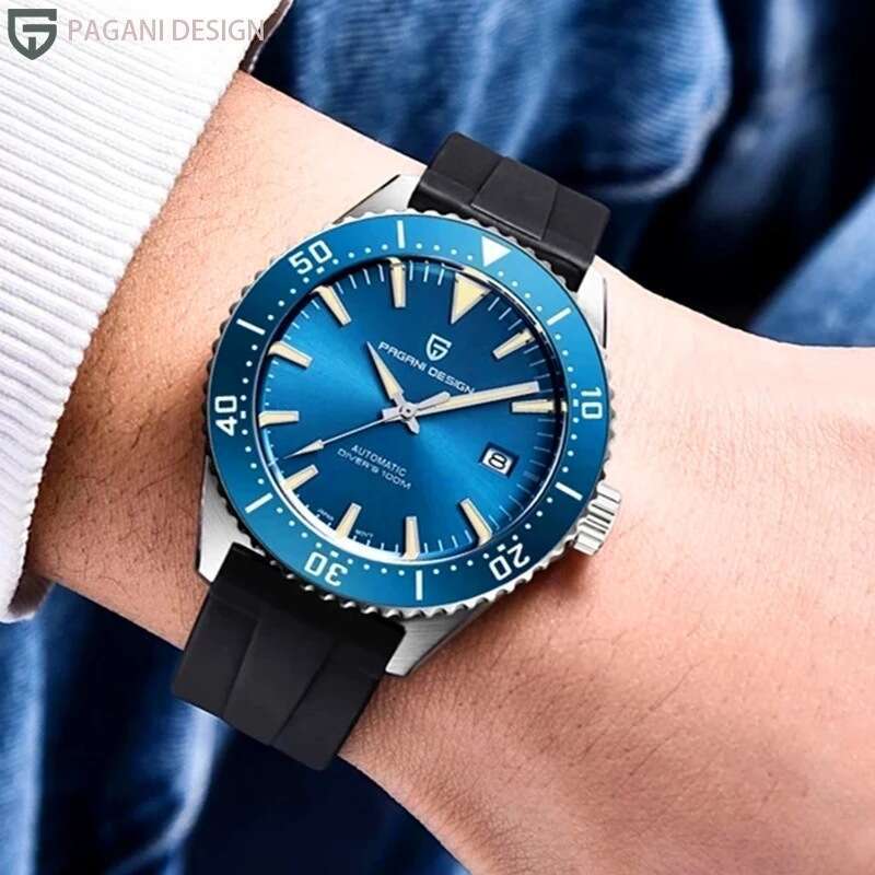 PAGANI DESIGN Fashion Simple Luminous Calendar Men's Wrist Watch PD-1672