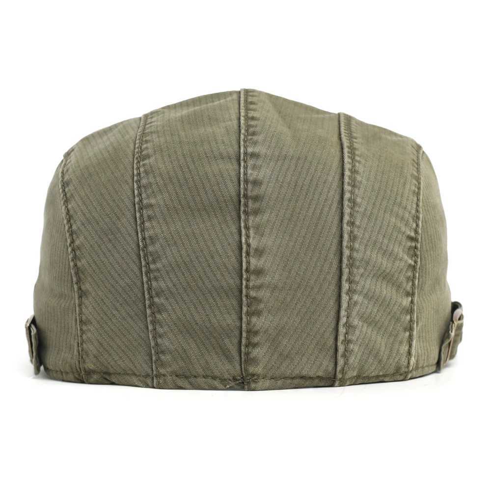 Big Size Spring Summer Soft Washed Cotton Newsboy Cap Men Women Peaked Cap Adjustable Beret Vintage Ivy Flat CapW251029