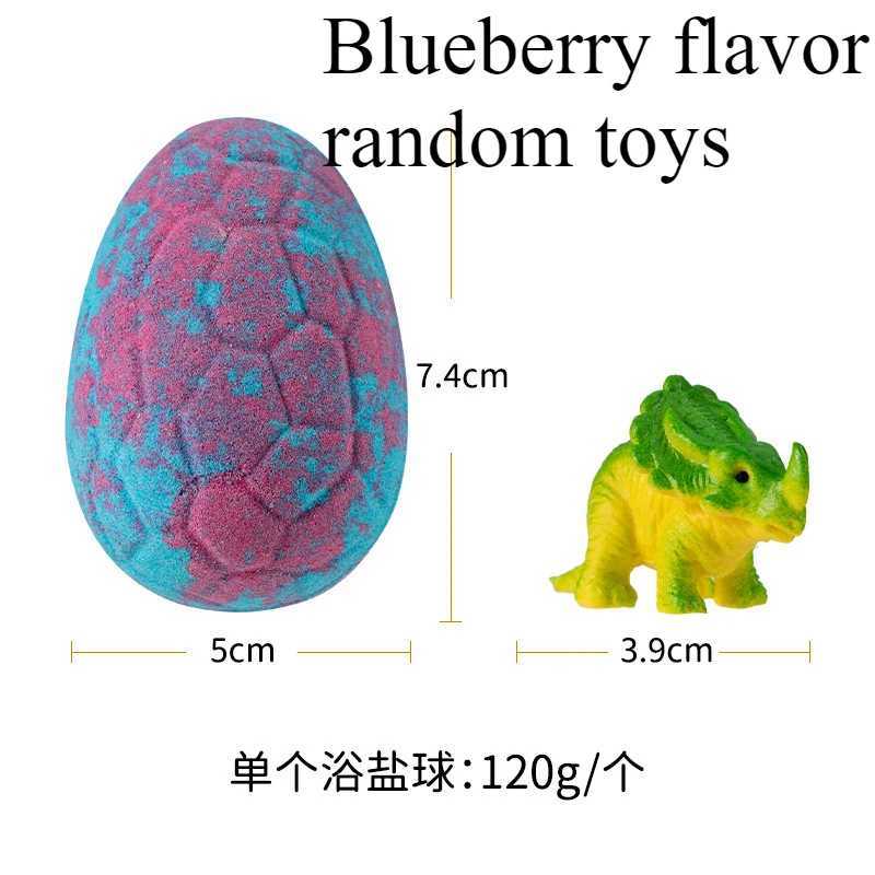 Dino Egg Spa Surprise Bath Bombs for Kids Gentle Exfoliation Deep Moisture Skin Nourishment w Random Dino ToyHandmade L251029