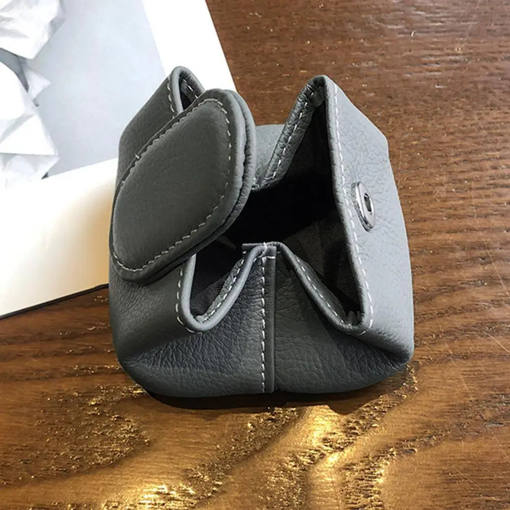 URBAN MASTER Mini Lychee Pattern Coin Purse Solid Color Buckle Key Earphone Storage Bag Casual Change Pouch for Daily Use 1603 251029