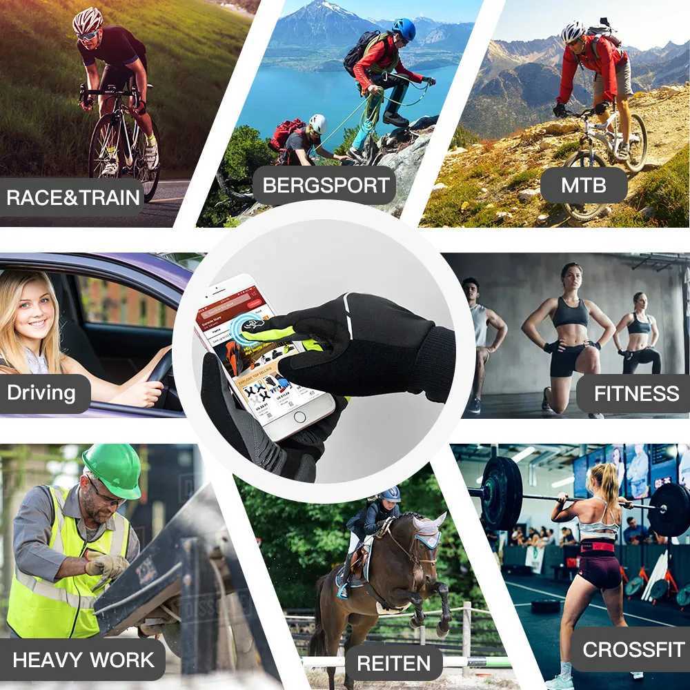 DAREVIE Cycling Gloves Full Finger Touch Screen Windproof Cycling Gloves Shockproof GEL Pad NonSlip Breathable MTB Bike Glove J251029