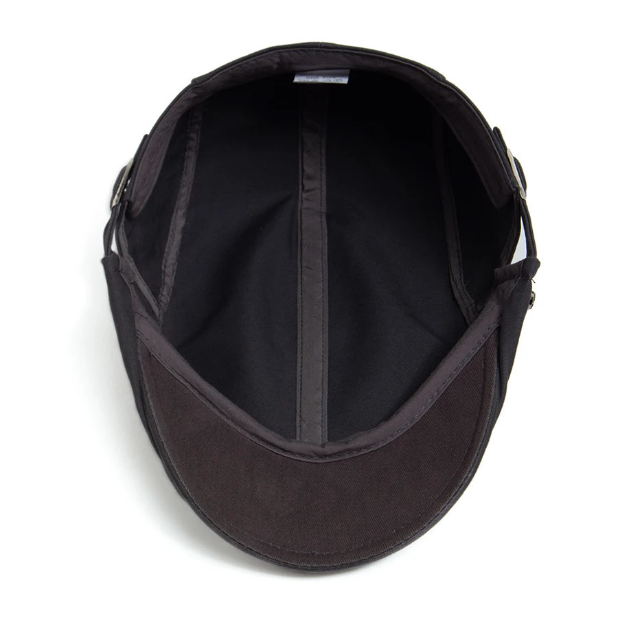 Fashion Mens Beret Button Embroidery Cotton Vintage Berets Outdoor Women Flat Visor Hat Casual Retro sboy Cap For Men 251013