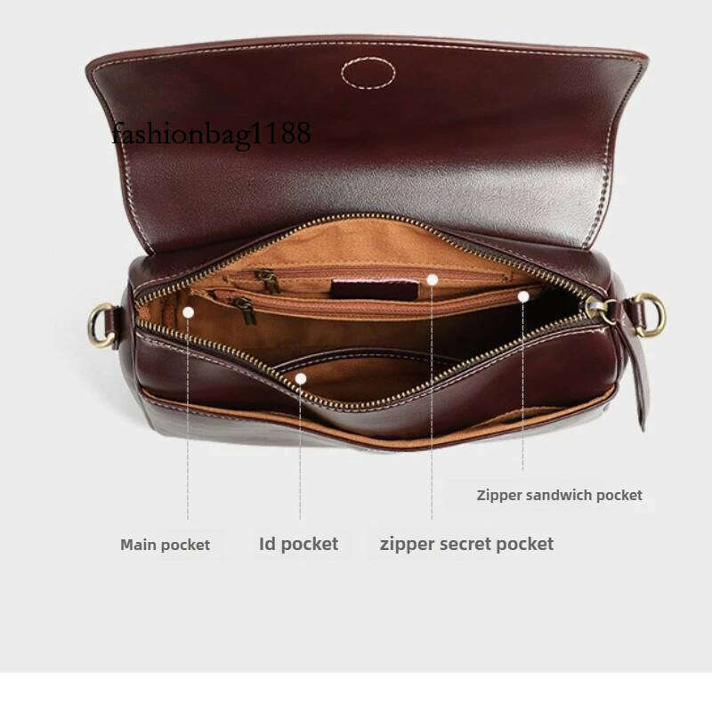 Women's Genuine Leather Shoulder Crossbody Bag Minimalist Design for Office, Dinner & Weekend Outings Durable Everyday Handbag