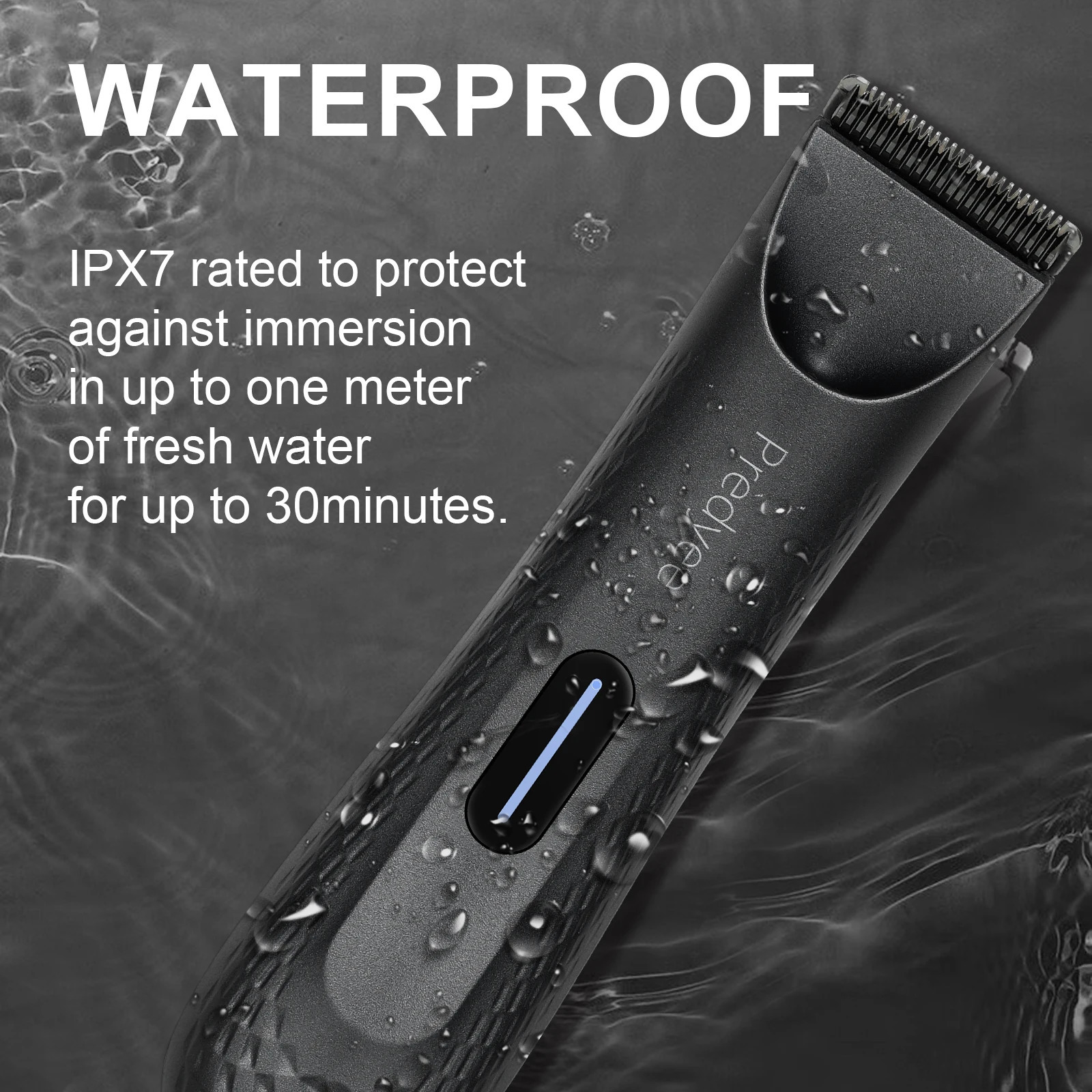 Electric Groin Hair Trimmer for MenBody Groomer Pubic Waterproof Hair TrimmerReplaceable Ceramic Blade 251029