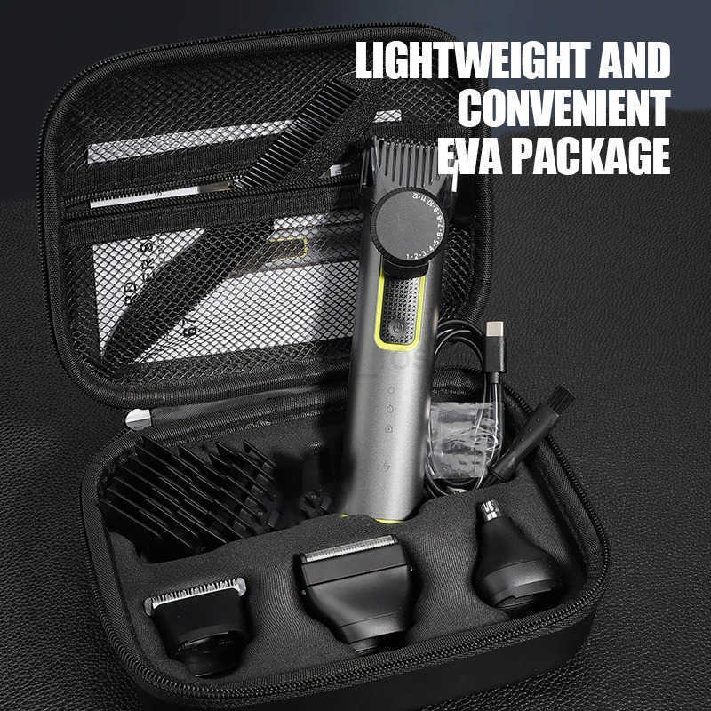 Beard Trimmer for Men Adjustable Hair Clippers Electric Cordless Kit Waterproof Professional Barbers Set Mens Mustache Trimmers Z251029