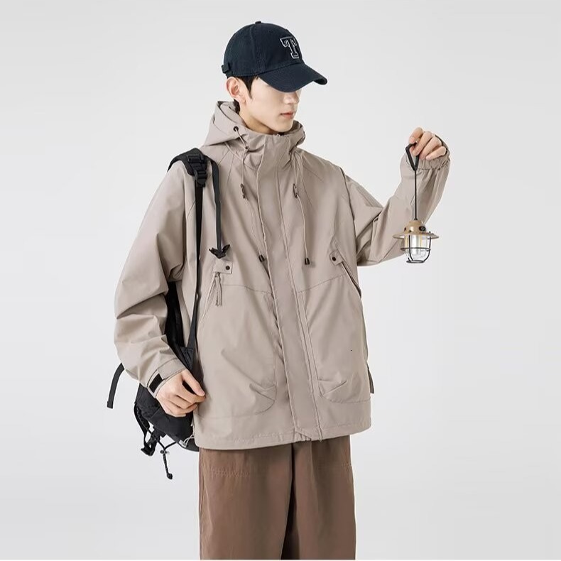 Designer Jacket Mountain Style Outdoor Sports Jacket For Men And Women Spring And Autumn Casual Versatile Hiking Hooded Workwear Coat