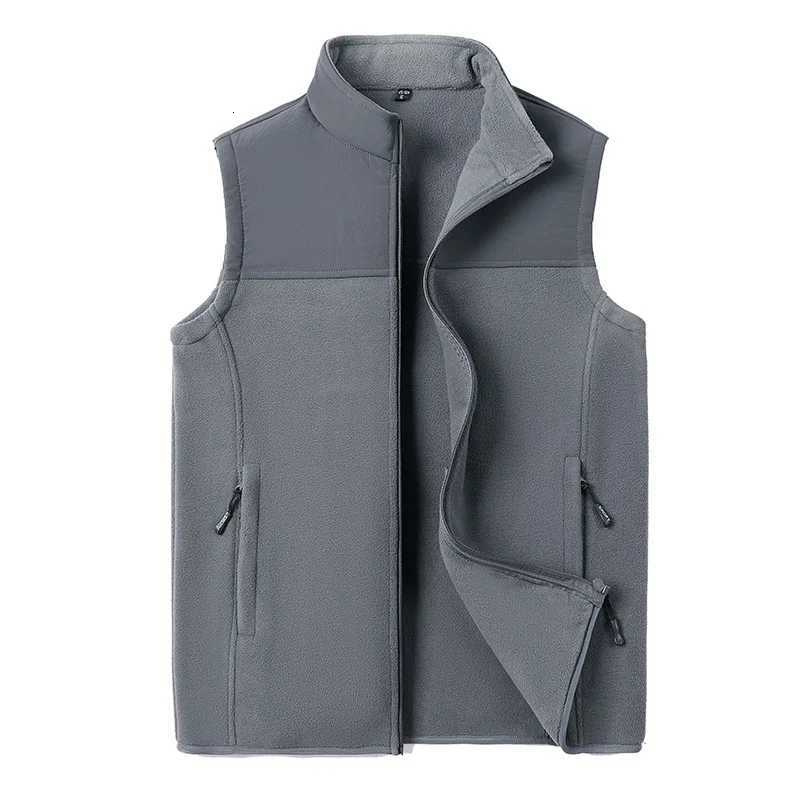 Mens Vests Casual Winter Fleece Warm Waistcoats Fashion Thermal Vests Sleeveless Jackets Windbreaker Vests Clothing W251029