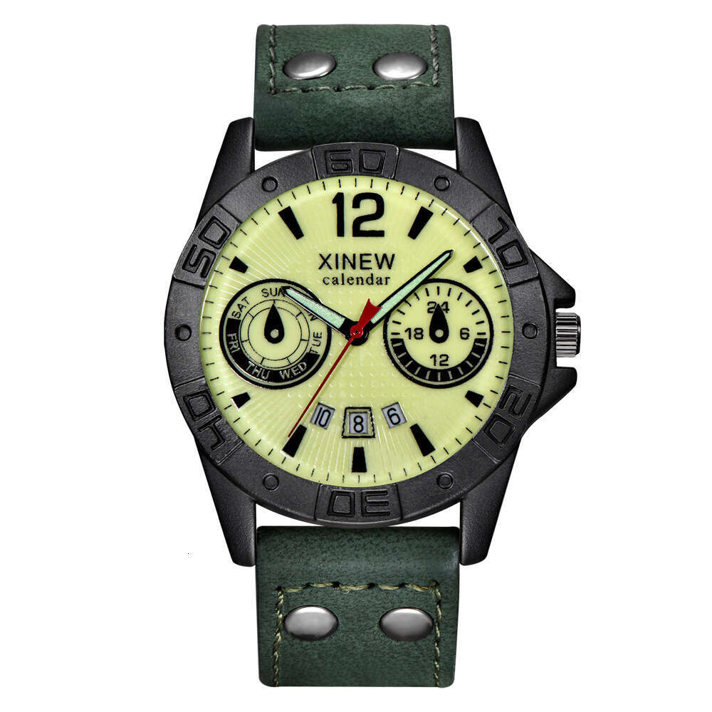 New Military XINEW Belt Calendar Quartz Student Sports Watch Men