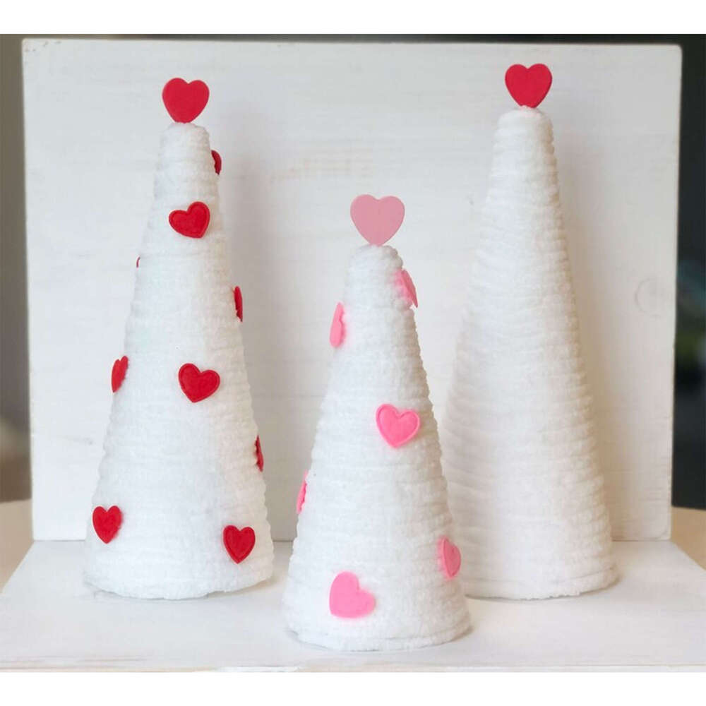 Valentine's Day Heart Christmas Tree Table Stand Proposal Party Scene Decoration Arrangement Tray Ornament