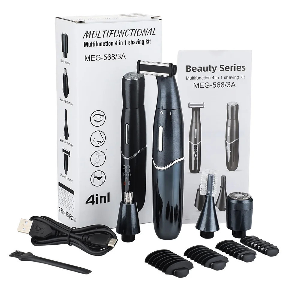 Intimate Areas Haircut Precision Shaver Men Bikini Line Sensitive Razor Balls Eggs Pubic Hair Shaving Trimmer Face Beard Clipper 251029