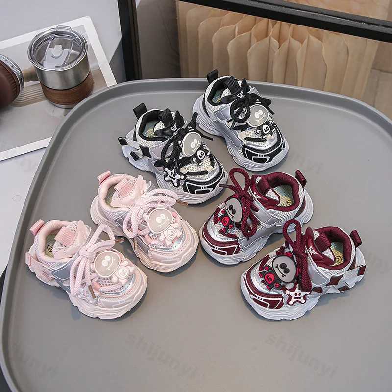 Childrens Mesh Breathable Casual Sports 2025 Autumn Boys Girls Outdoor Running Shoes Toddler Comfortable Non Slip Sneakers H260130