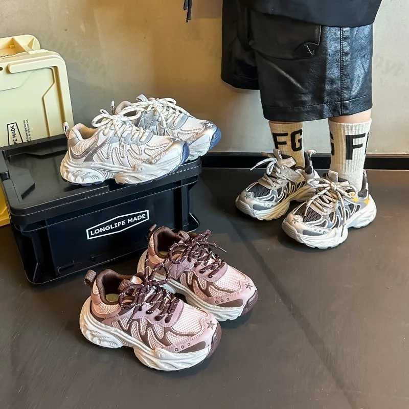 Children Casual Sports Boys Girls Autumn Sneakers Comfortable Anti Slip Fashion Running Kids Outdoor Walking Shoes L2510282 XJ260303