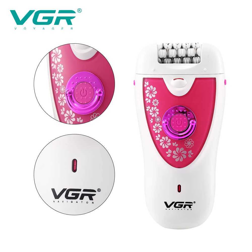VGR Electric Epilator Women Rechargeable Electric Shaver Whole Body Available Painless Depilat Female Hair Removal Machine 722 J251117