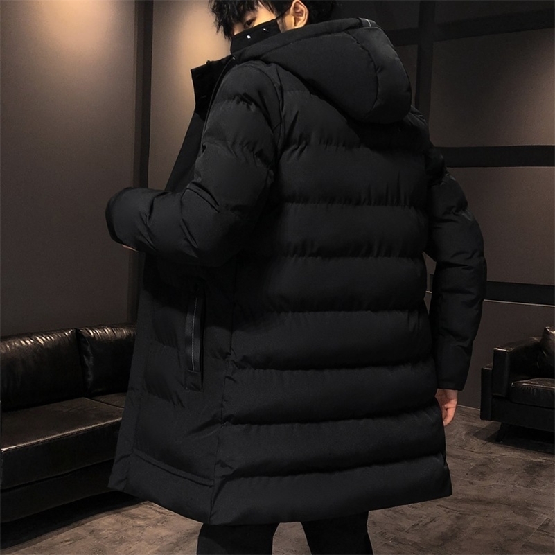 Thicken Warm Men Long Parka Fashion Casual Winter Windbreaker Jacket with Hood Coats Fashion Clothing for Men Allmatch 251028