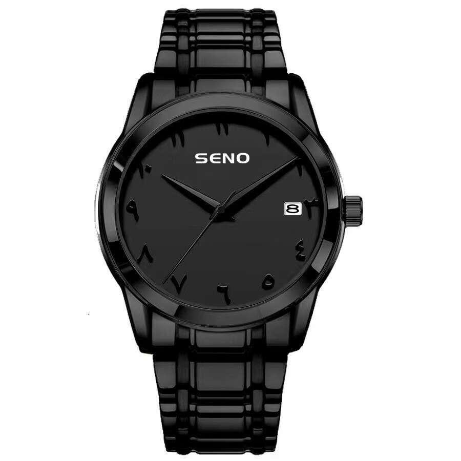 New Business High-end Arabic Steel Band Quartz Men's Watch