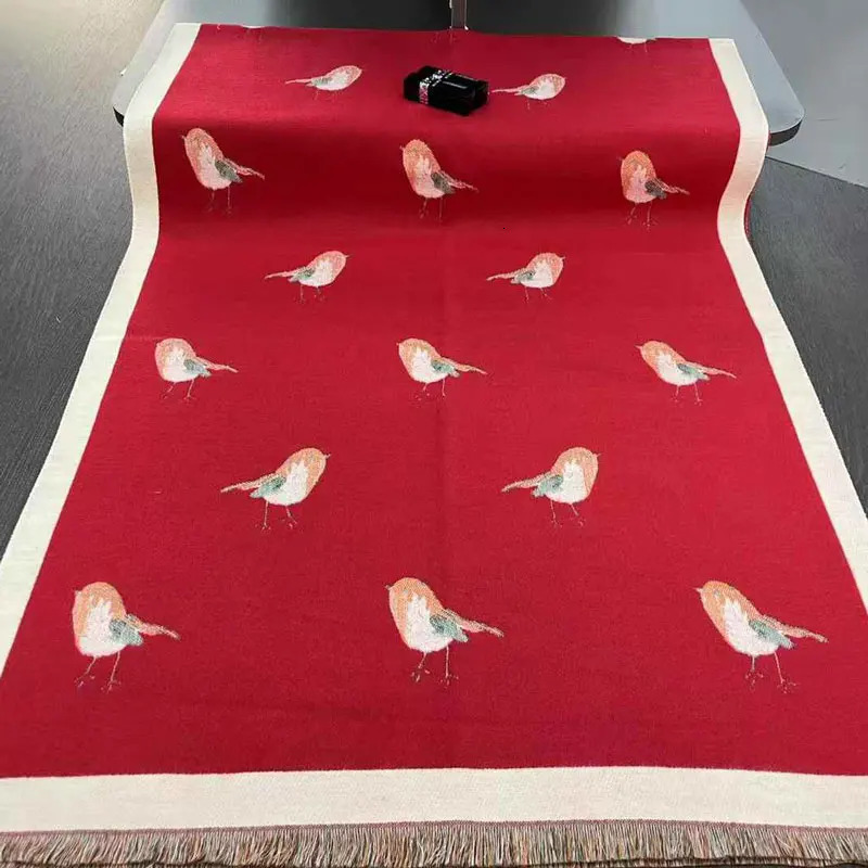 Womens Thick Cashmere Blanket Scarf Warm Pashmina Shawl Winter Wrap 2025 Print Poncho Echarpe Female Wrap 251029