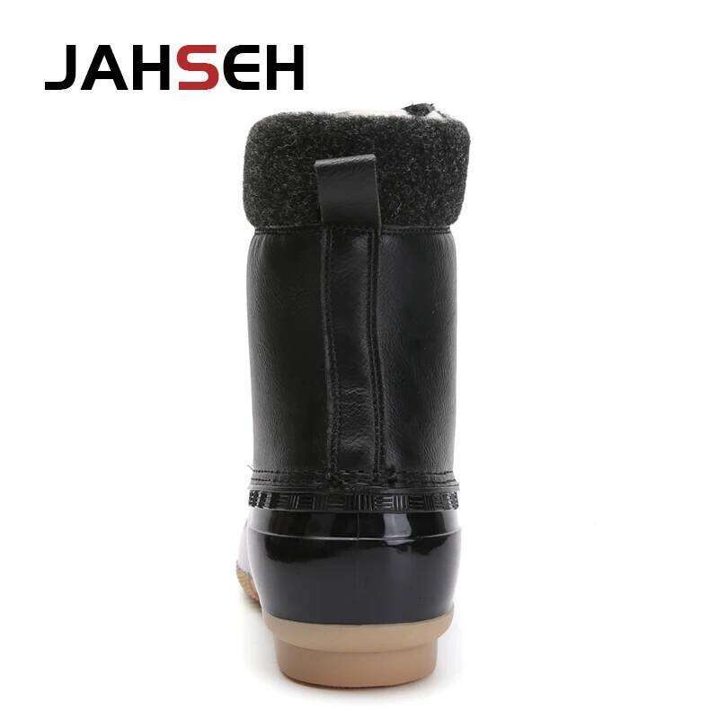 Waterproof Ankle Casual Hunting Duck Winter Keep Warm Snow Boots High Top Men Rain Walking Shoes Fashion