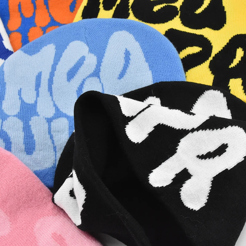 Mea Culpa Knitting Beanies Hat For Women Men Couple Y2K Whats In Fashion Bonnet Kpop Wool Skullies Hoods Lady Caps Gorro 251029