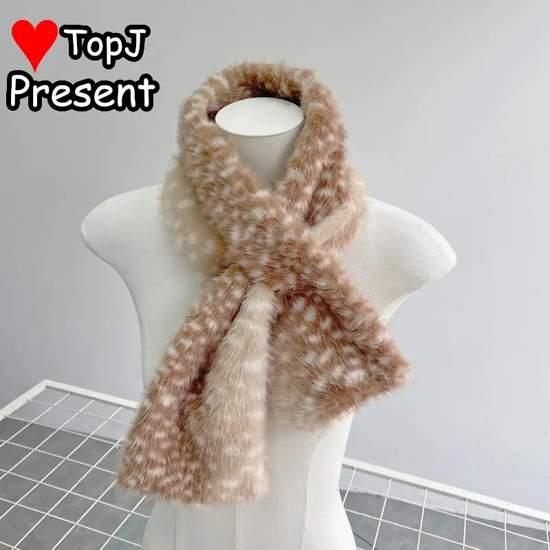 Gothic Lolita Women Cosplay Cute Christmas Elk Plush Hairband Scarf Autumn and Winter Warm Deer Ear Antler Ear Protection Hat 251029