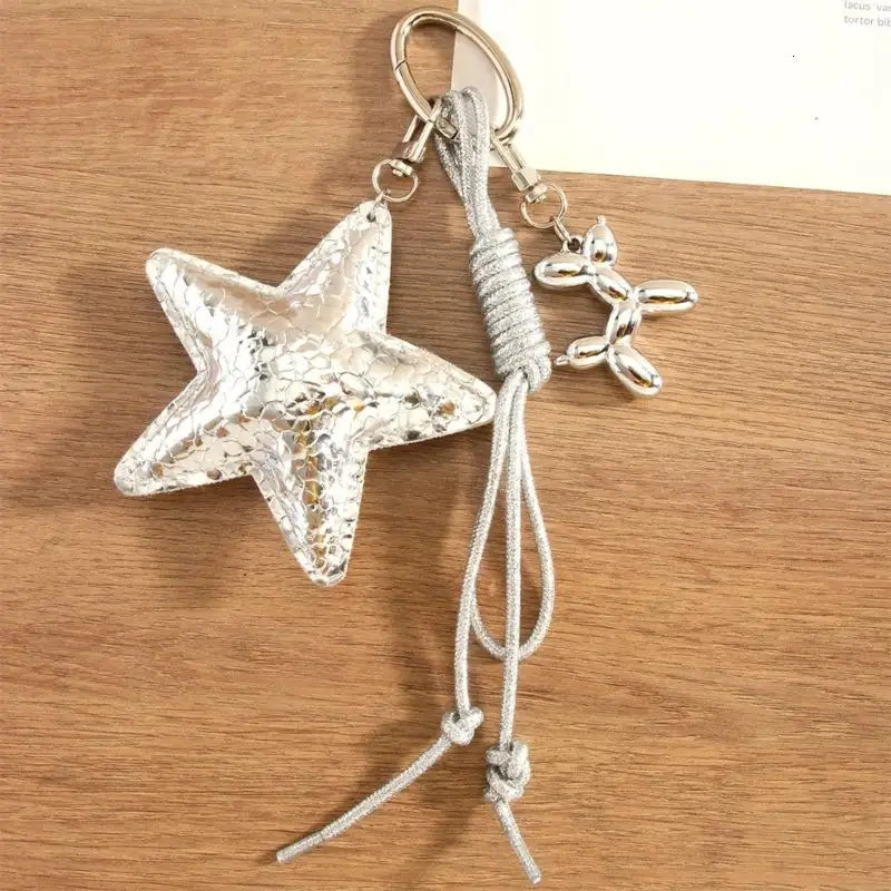 Secure Star Beaded Bag Accessory For Various Uses As Purse Ornament Or Car Decoration Stylish Keyring Bags Decoration 6XDA 251029