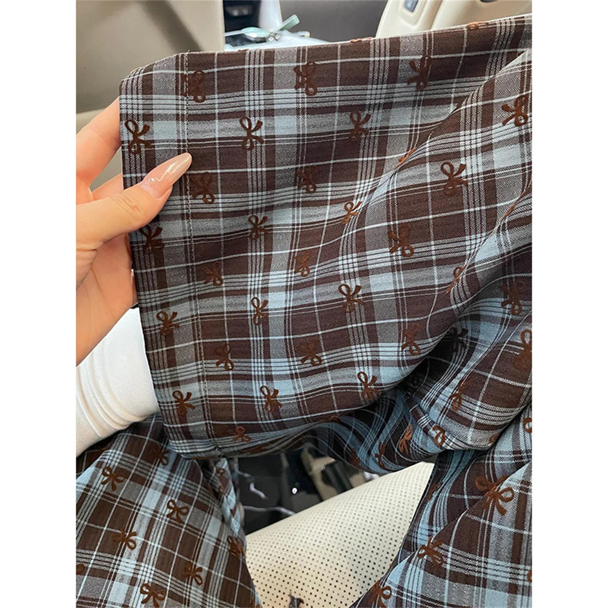 Korean HighGrade Bow Pants Women Spring Autumn Comfortable High Waist Casual Slimming Long Home Walking Pajama 251029