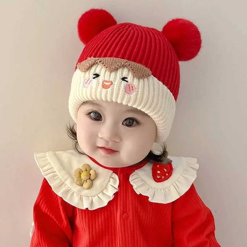 Baby Winter Hat Cute Cartoon Bear Ears Knit Beanie Thick Ear Protection for Boys Girls1036Months Perfect for Outdoor Activities251028