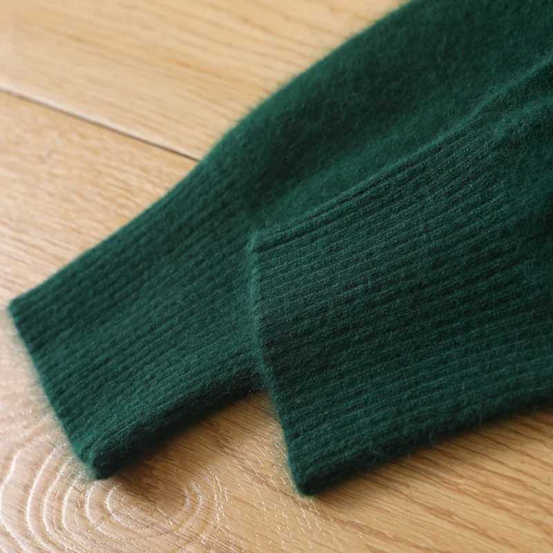 2025 new 100 pure mink cashmere turtleneck sweater mens highgrade highquality longsleeved casual fashion mink cashmere swea J251029