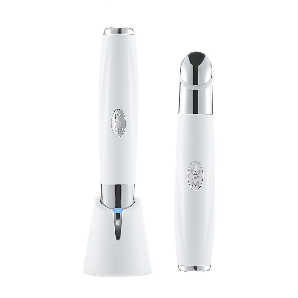 42Eye Massager Pen Compress LED Eye Lip Massager Wand Smart Disinfection Eye Skin Tighten Anti Aging Eye Wrinkle Beauty 251027