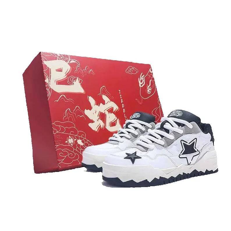 Jifffly Designer Shoes Bread Shoes Men 2025 New Soft Comfortable Versatile Trendy Thick-Soled Casual Sneakers for Daily Wear & Outings