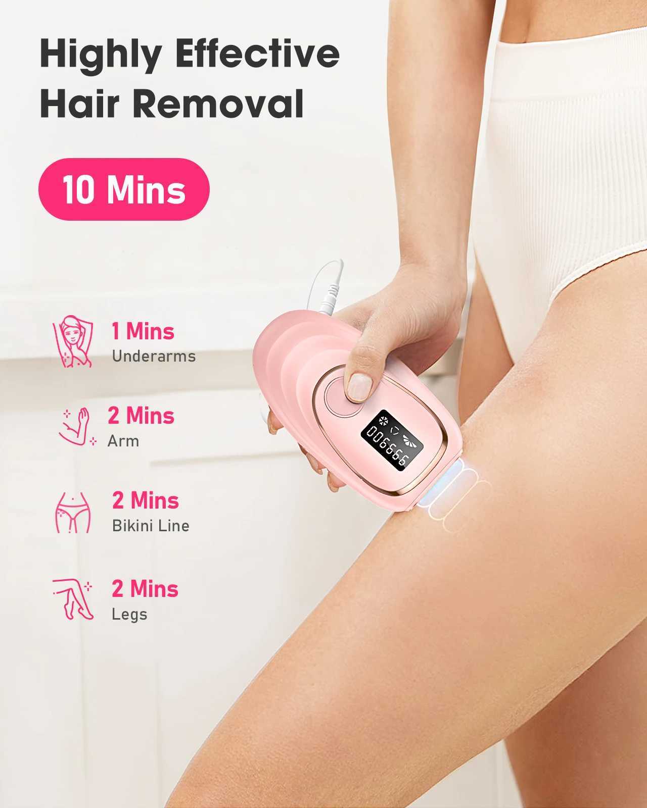 IPL Hair Laser Removal with Cooling Function Home Device 999900 Flashes 185j Pulsed Light Epilator for ArmpitsBodyMenWomen J251117
