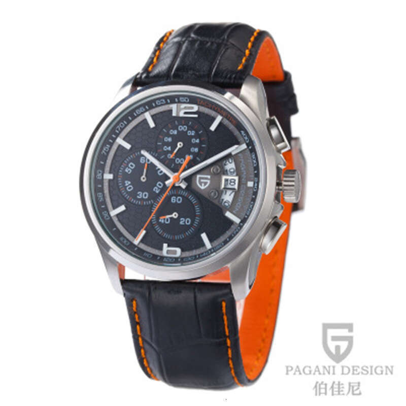 PAGANI DESIGN Men's Quartz Watch Fashionable and Functional with Luminous Calendar Complete PD-3306