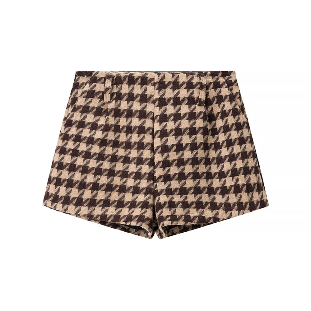 Xiaoxiang style fashionable temperament versatile plaid long sleeved jacket shorts set 251029