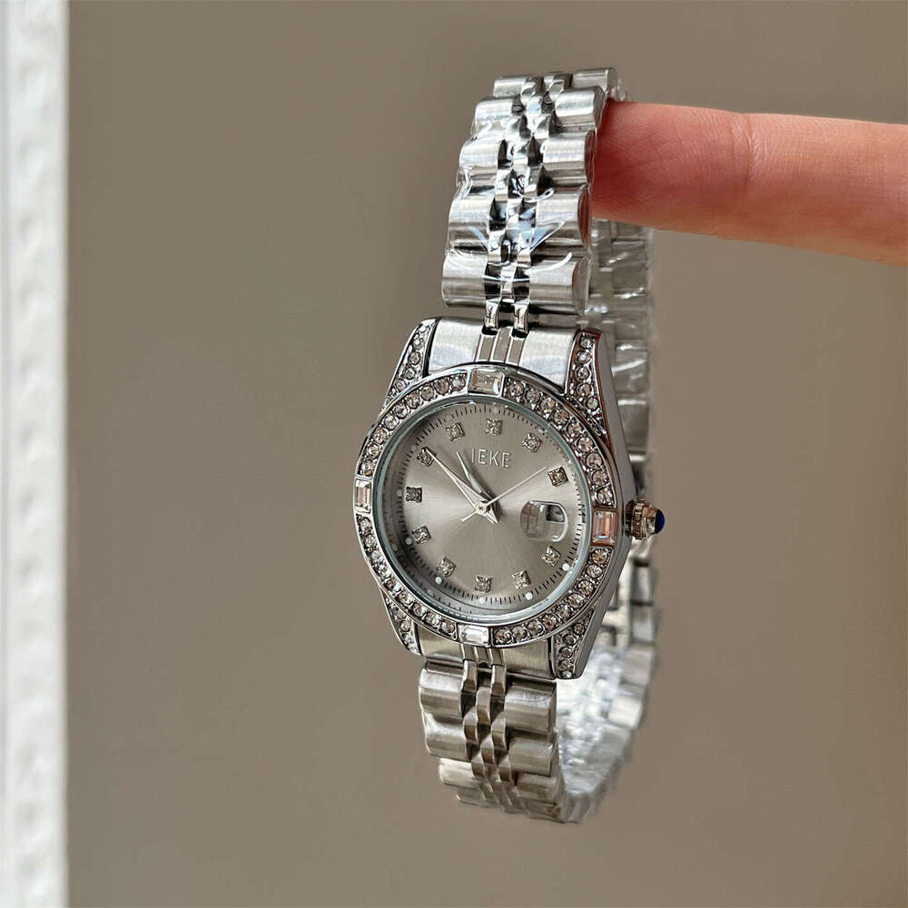 Gypsophila Inlaid Diamond Fashion Exquisite Steel Designer Band Quartz Light Design Luxury High-end Trendy Women's Watch Hot Sale