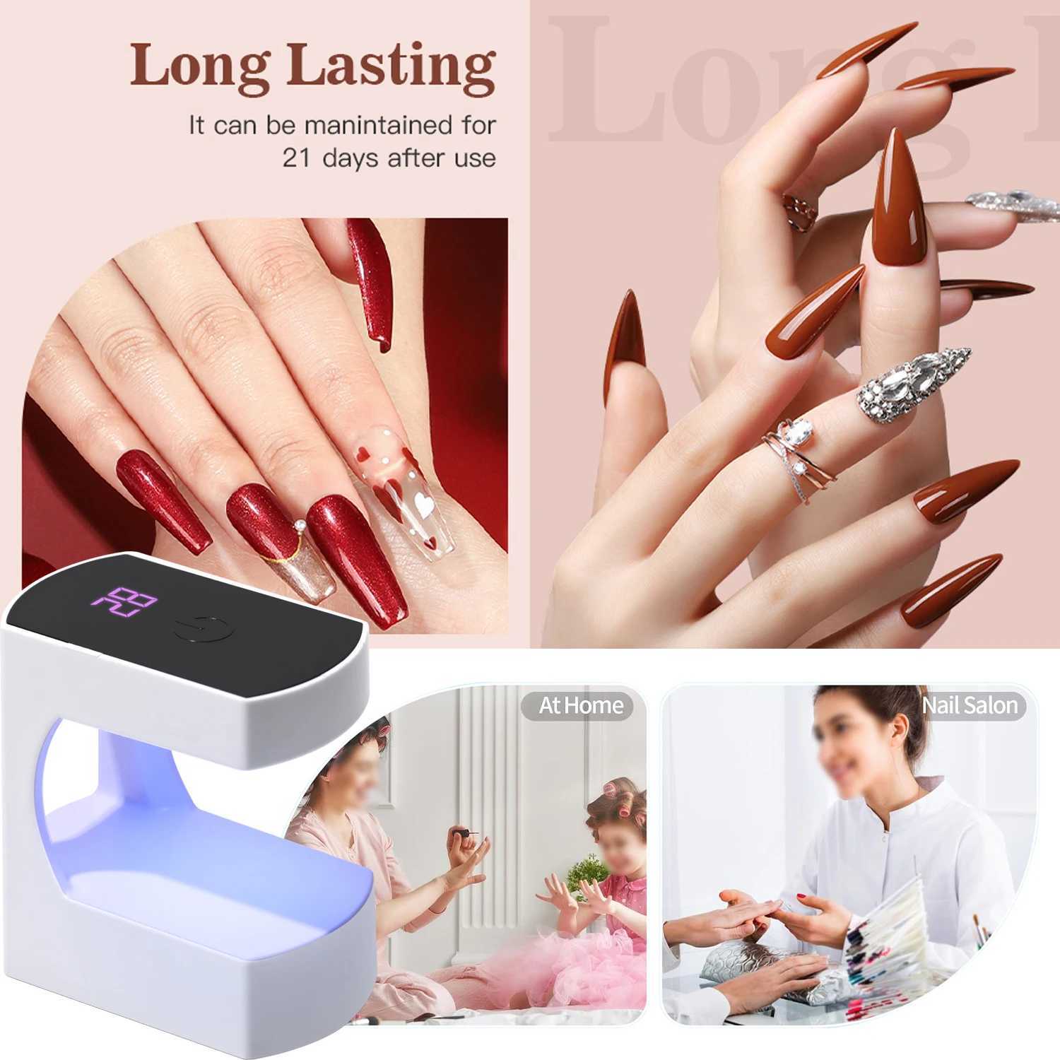 Nail Lamp Touchscree Charm Intelligent Nail Dryer Gel Polish Drying Lamp Led Lamp Nail Photo MaChine Tool Salon Equipment J251117