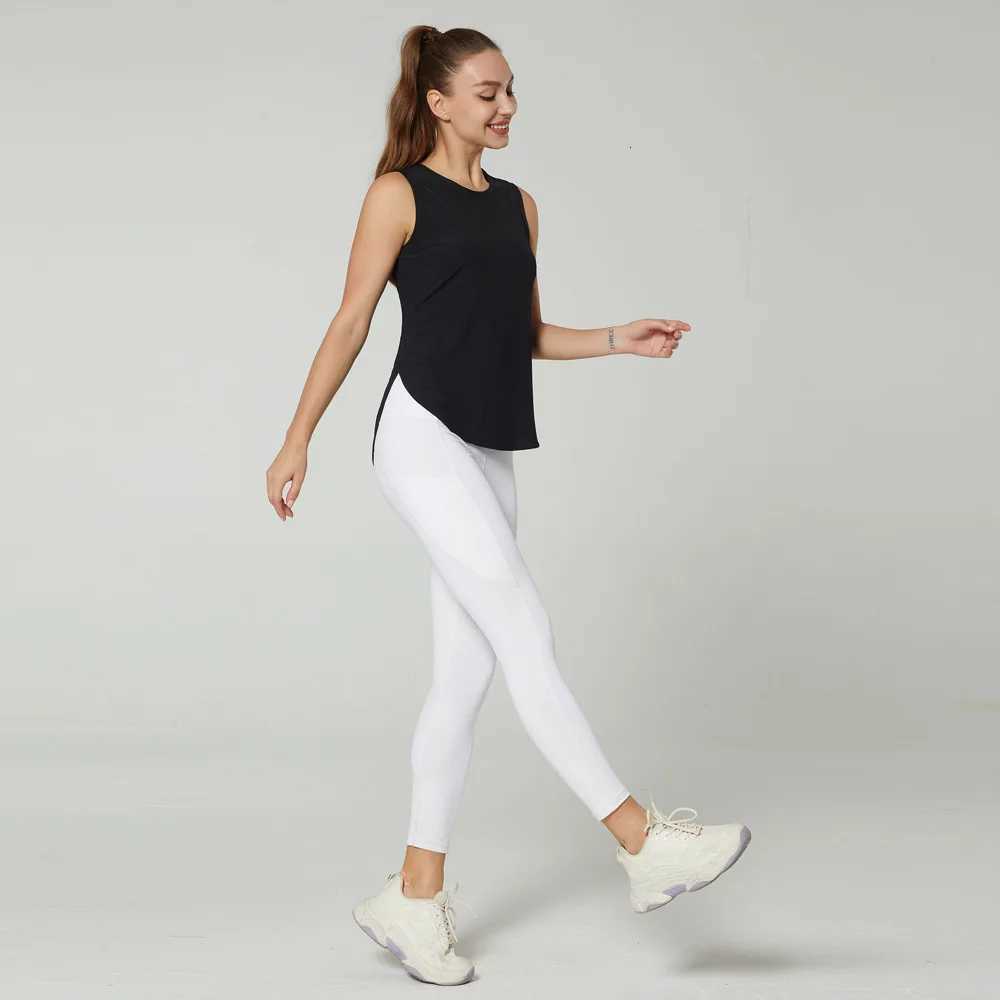 Yoga Vest Blouse Pullover Quickdrying Fitness Running Blouse Ladies Sports Shirt Workout Tops for WomenXJ251029