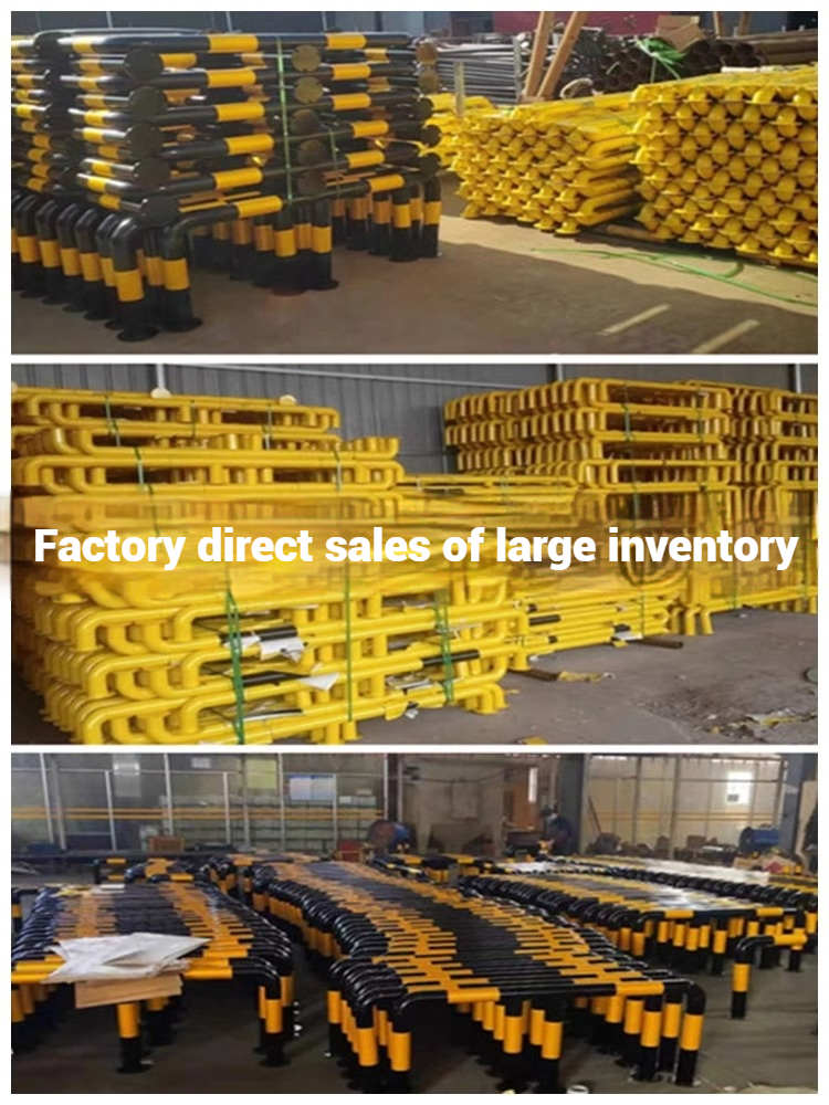 U-Shaped Crash Barrier M-Type Steel Pipe Reinforced Vehicle Barrier