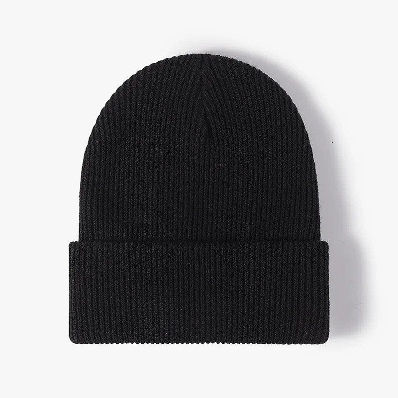 Women Men Autumn Winter Warm Beanie Hat Solid Color Lady Male Stretch Knitted Crochet Beanies Hat Cap For Women Men 251029
